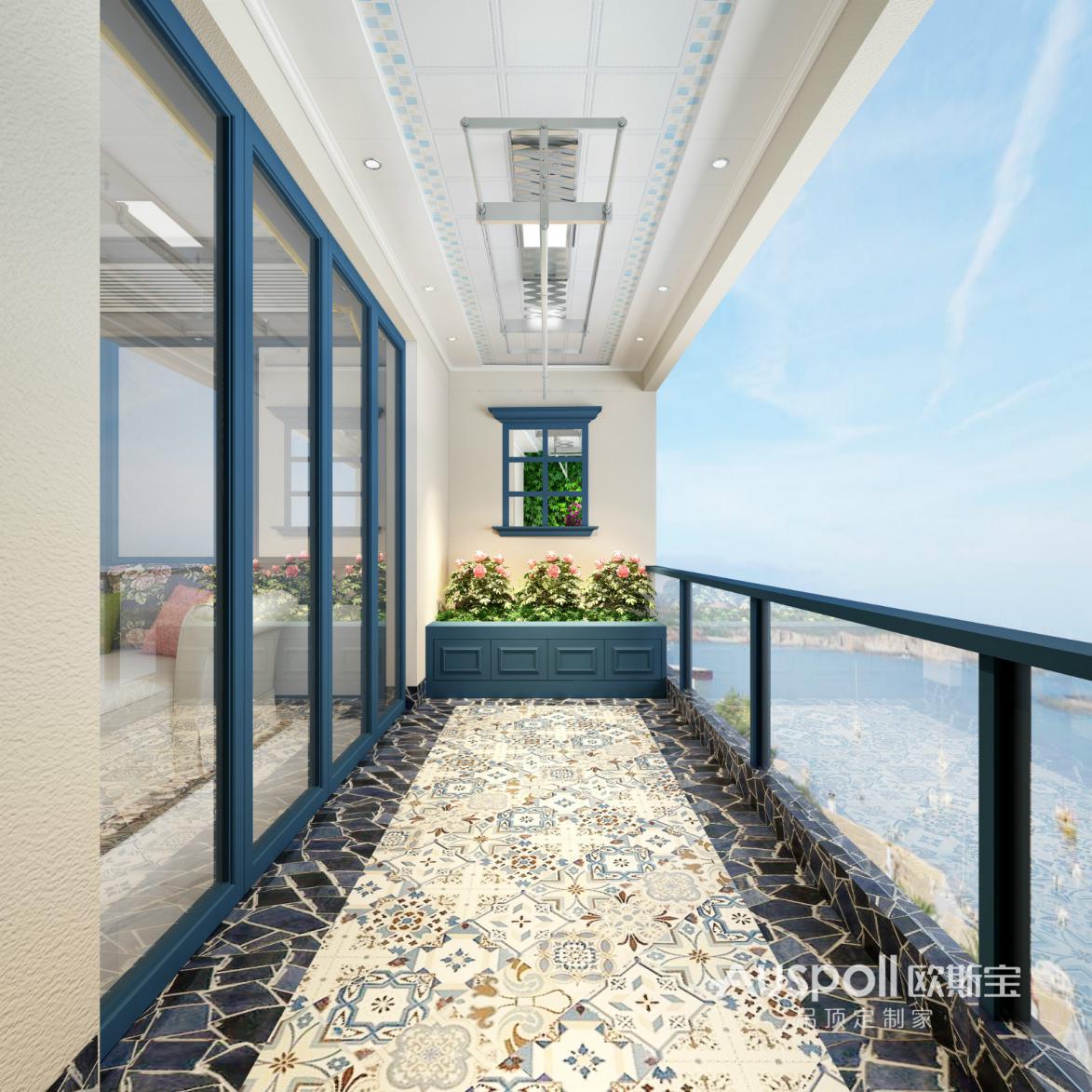 陽(yáng)臺(tái)晾衣架展示