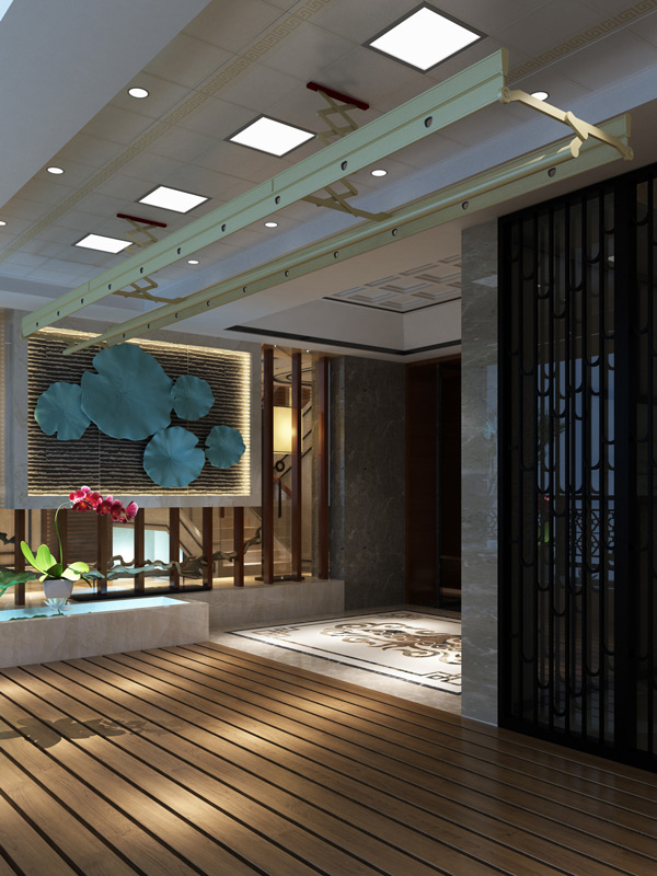 天安門之影陽臺效果圖