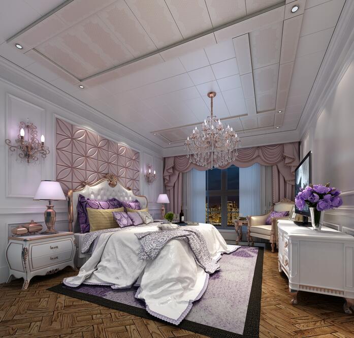 臥室吊頂安裝效果圖